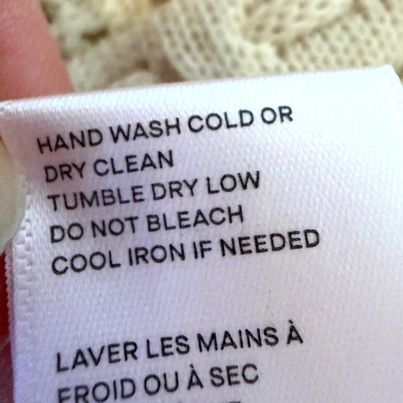 Good American Crochet Mini Skirt Women's L Ecru Boho Beach Vacation Resortwear - Picture 10 of 12